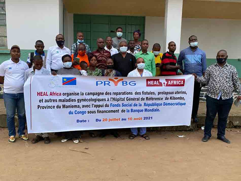 Kibombo, Maniema : 102 femmes avec complications gynÃ©cologiques rÃ©parÃ©es gratuitement