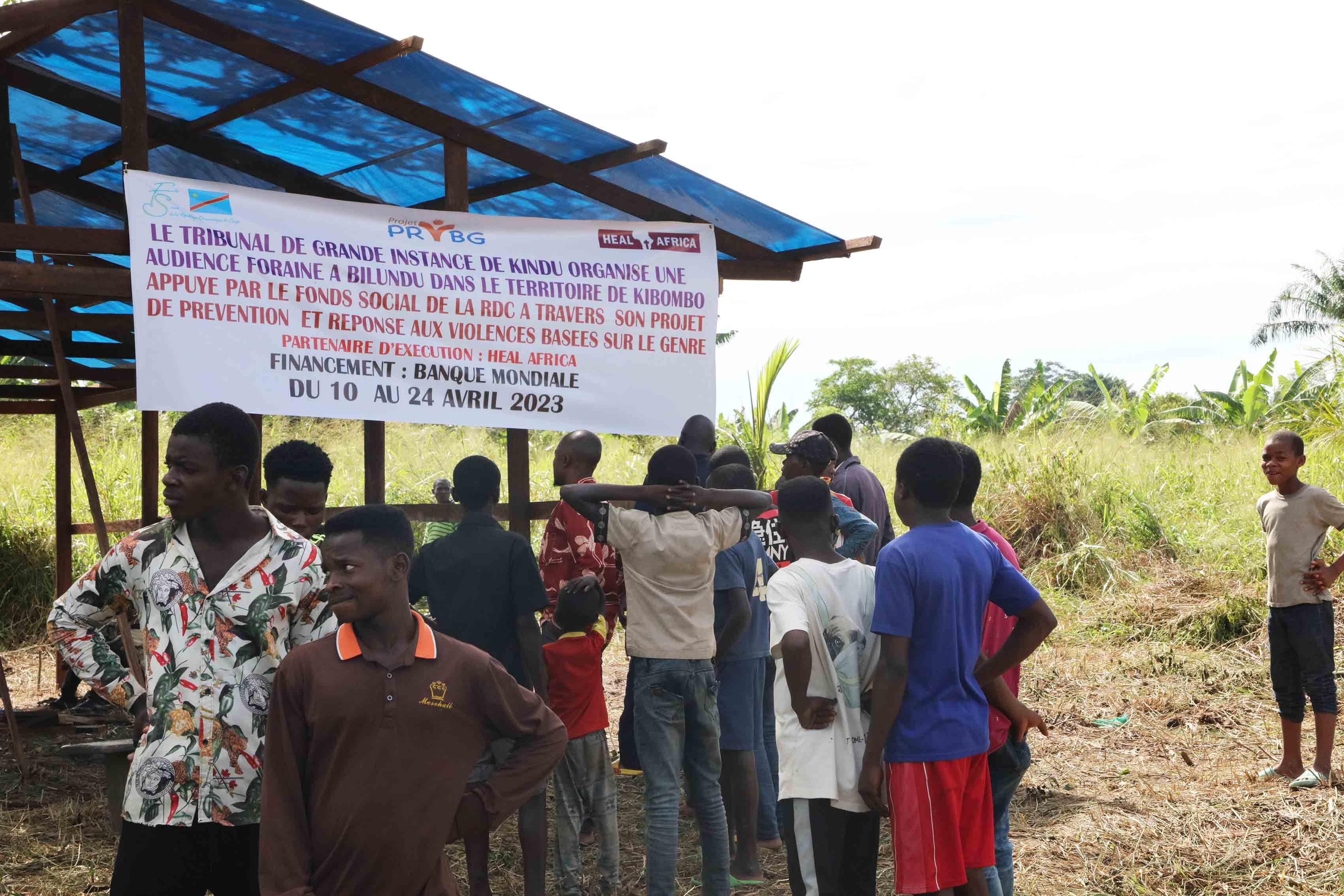 Maniema : des audiences foraines pour Ã©duquer la communautÃ© Ã  la lutte contre les VBG