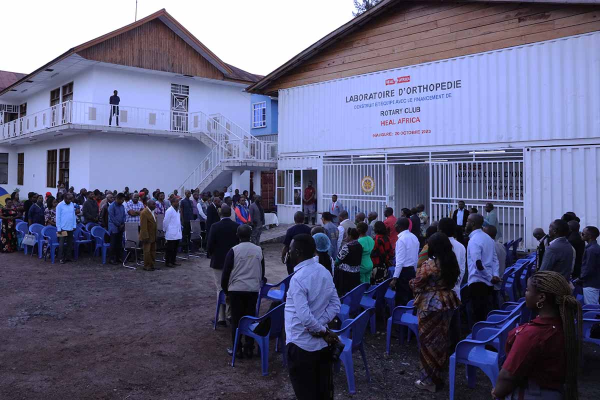 Un laboratoire orthopédique inauguré à l'Hôpital HEAL Africa, Goma