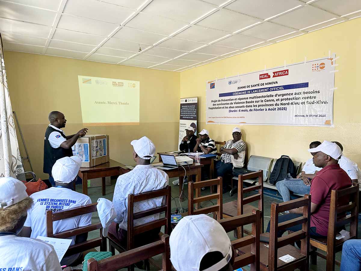 Sud-Kivu : HEAL Africa déploie une réponse d’urgence à Minova pour les survivantes de VBG