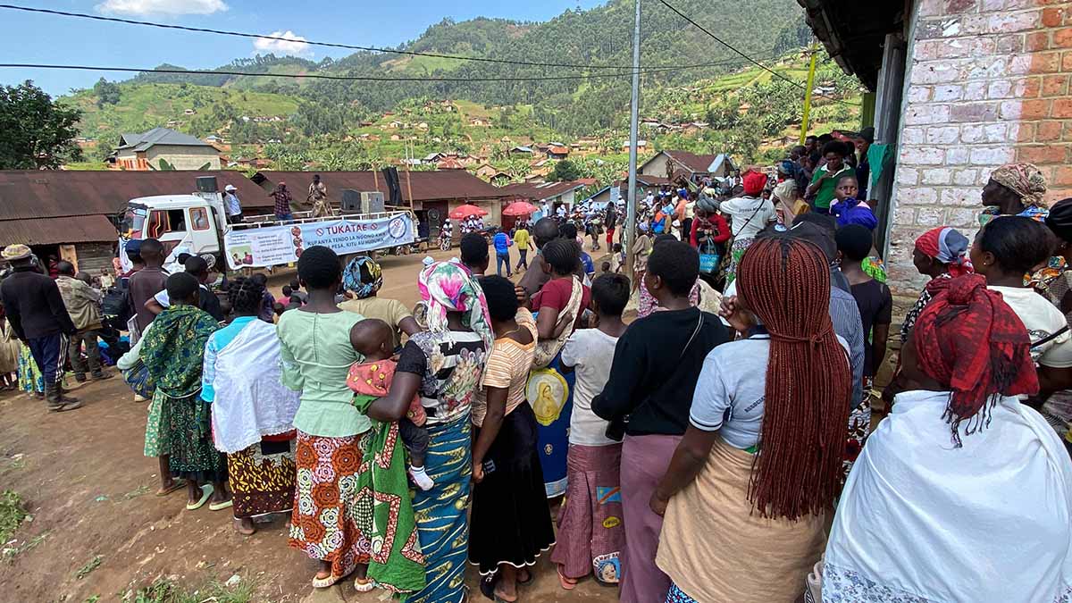Des caravanes motorisées pour prévenir les EAS/HS le long du tronçon routier Butembo–Kanyabayonga