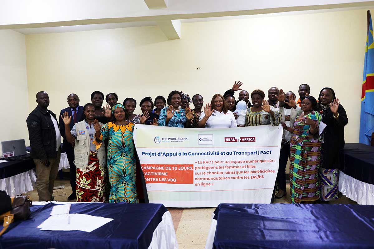 Butembo : HEAL Africa a clôturé la campagne des 16 jours d’activisme contre les VBG et alerte sur les violences numériques dans le cadre du projet PACT