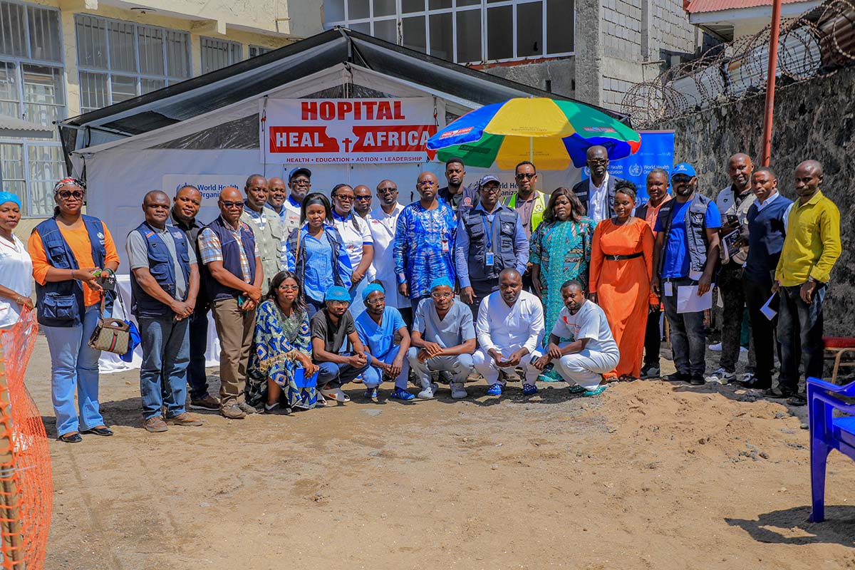 Goma, hôpital HEAL Africa : la guérison d’une patiente d’Ebola, une victoire pour les équipes de riposte